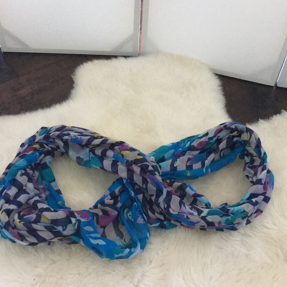 Cool colored infinity scarf